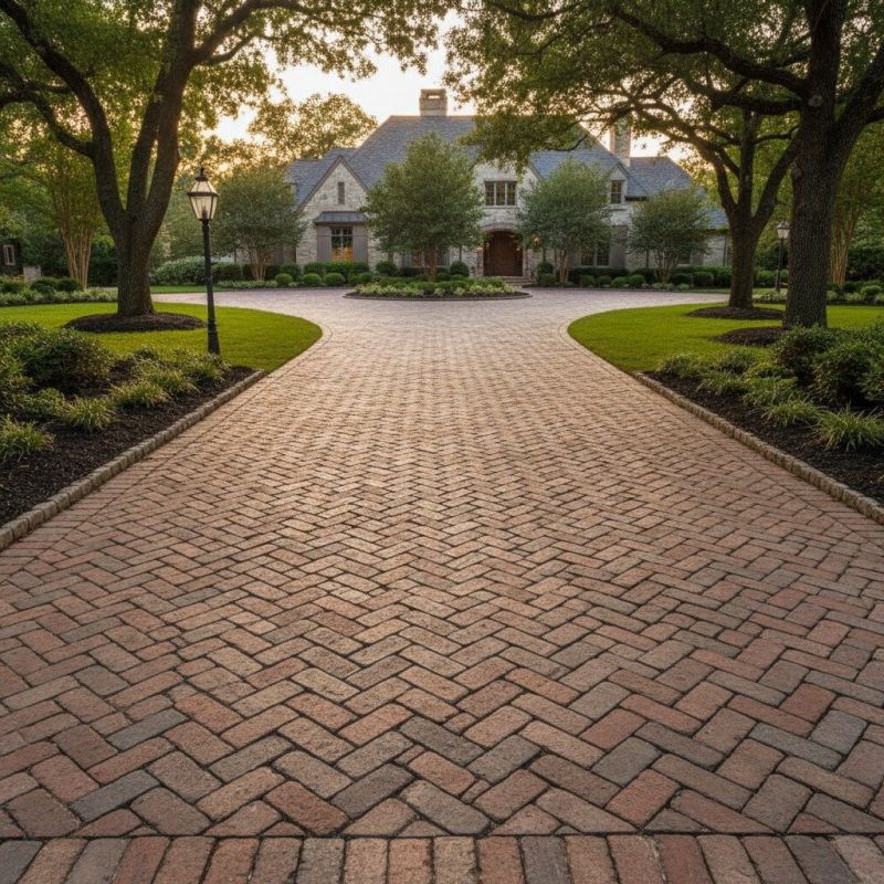 Brick Driveway Installation