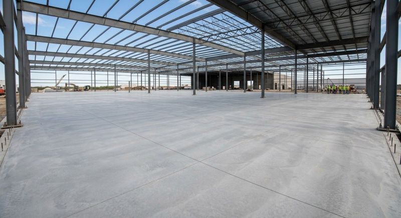 Commercial Slab Construction in West Des Moines, IA